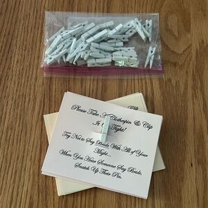 Bridal Shower Clothes Pin Game- “Don’t Say Bride”